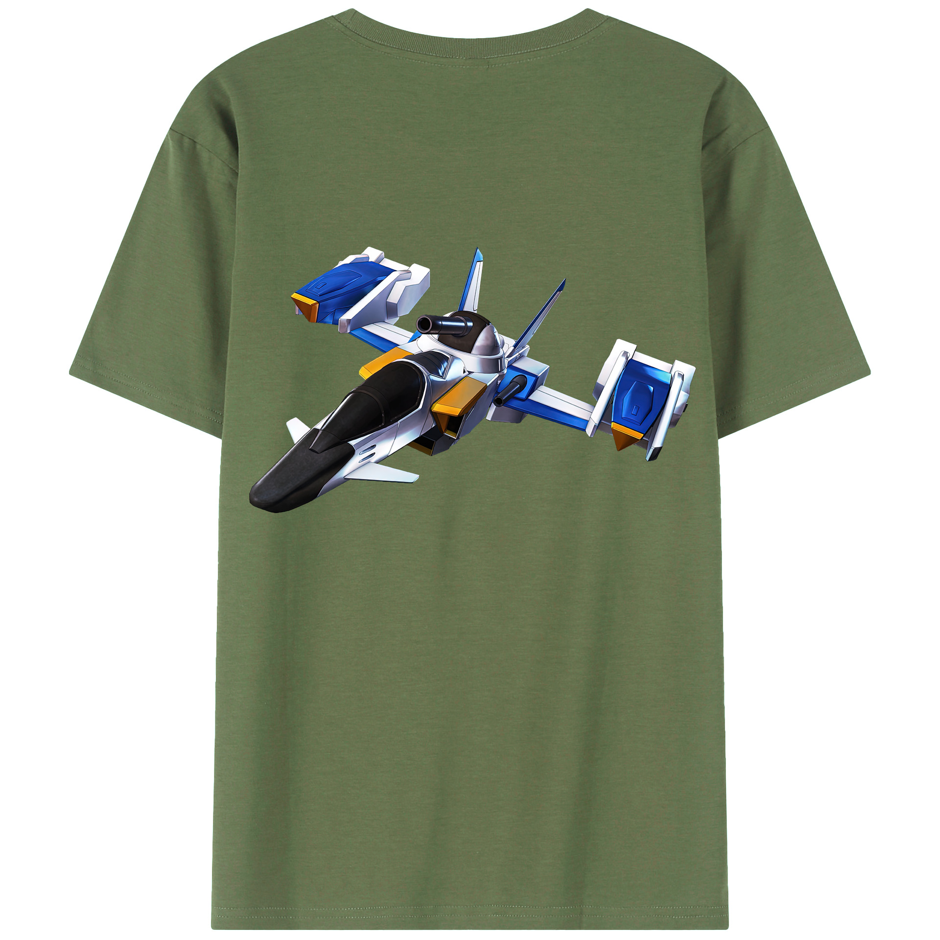 （画像用） 機動戦士ガンダム Mobile Suit Gundam 綿100％ メンズ半袖Tシャツ（バックプリント） 通気性